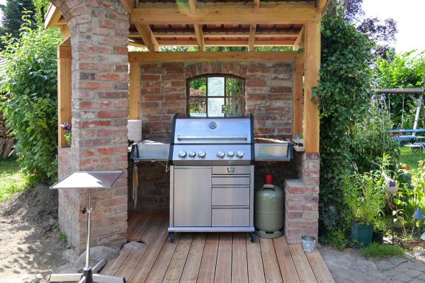 Propane Grill Assembly in Providence