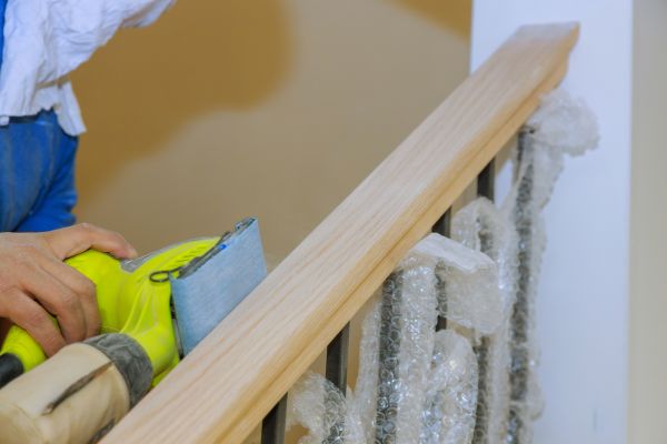 Handrail Sanding in Providence